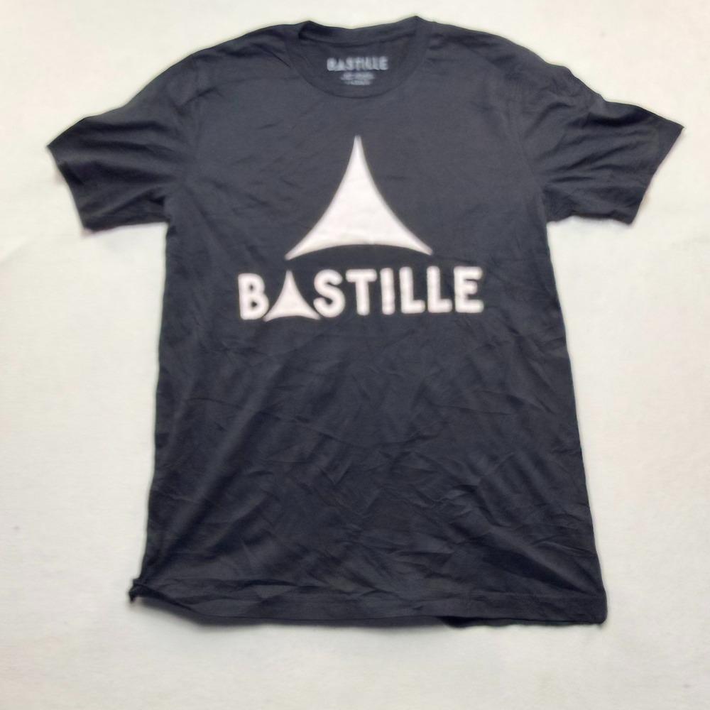 Bastille Graphic T-Shirt Mens Large Black Excellent 2022 North American Tour Tee